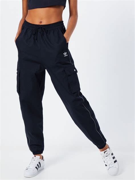 Schwarze adidas Hosen für Damen online kaufen 